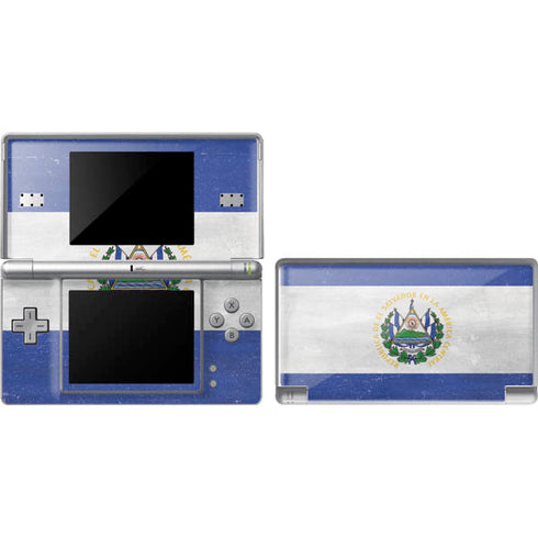 El Salvador Flag Distressed DS Lite Skin